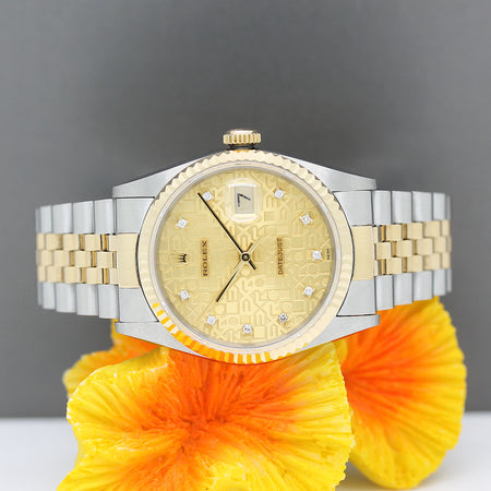 Rolex Datejust Stahl/Gold Automatik Ref: 16233