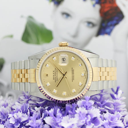 Rolex Datejust Stahl/Gold Automatik Ref: 16233