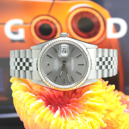 Rolex Datejust Stahl Weißgold Automatik Ref: 16014