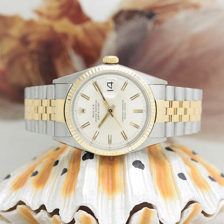 Rolex Datejust Stahl/Gold Ref: 1601 mit Rolex Box von 1970