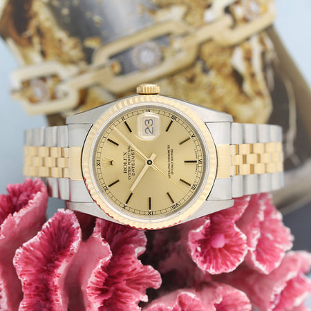Rolex Datejust Stahl/Gold Automatik Ref: 16233
