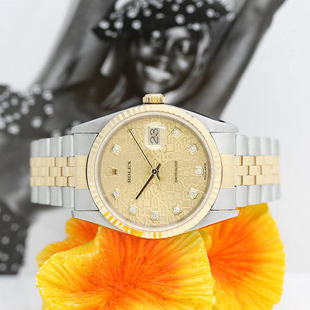 Rolex Datejust Stahl/Gold Automatik Ref: 16233