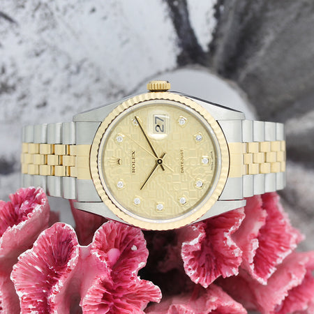 Rolex Datejust Stahl/Gold Automatik Ref: 16233