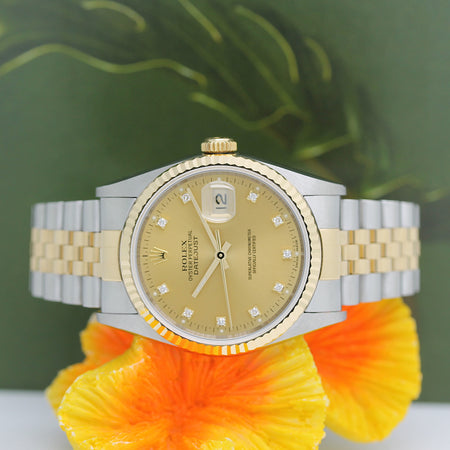 Rolex Datejust Stahl/Gold Automatik Ref: 16233