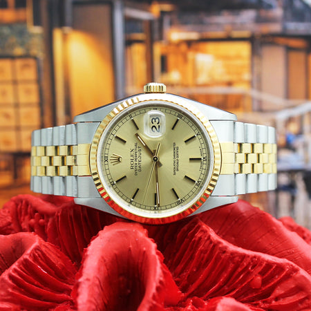 Rolex Datejust Stahl/Gold Automatik Ref: 16233