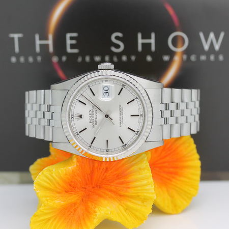 Datejust Stahl Weißgold Automatik Ref: 16234