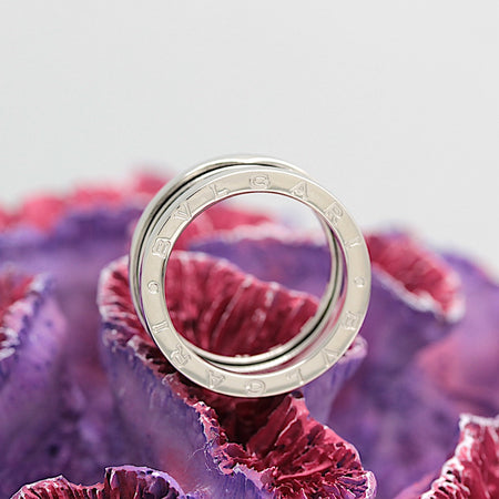 Bulgari B Zero 1 Ring – 3 Band Ring in 18KT Weißgold Gr. 59