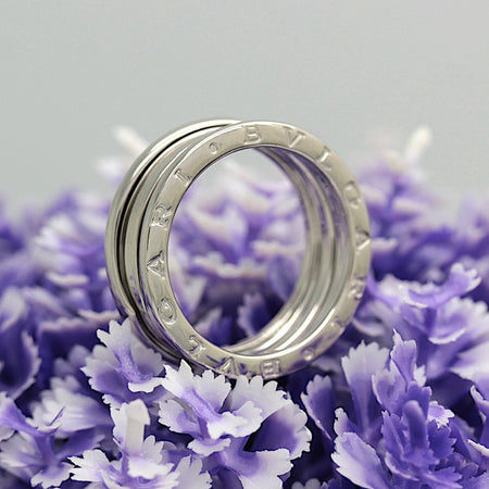 Bulgari B Zero 1 Ring – 3 Band Ring in 18KT Weißgold Gr. 61