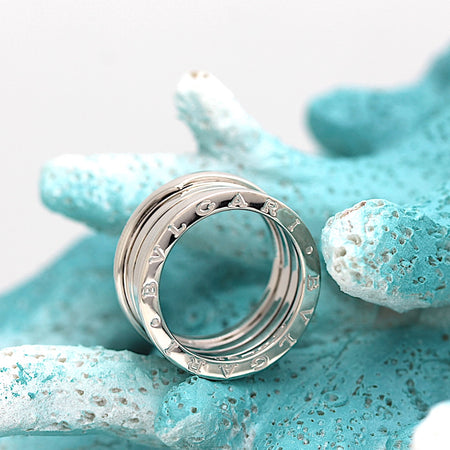 Bulgari B Zero 1 Ring – 4 Band Ring in 18KT Weißgold Gr. 61