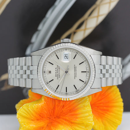 Datejust Stahl Weißgold Automatik Ref: 16234