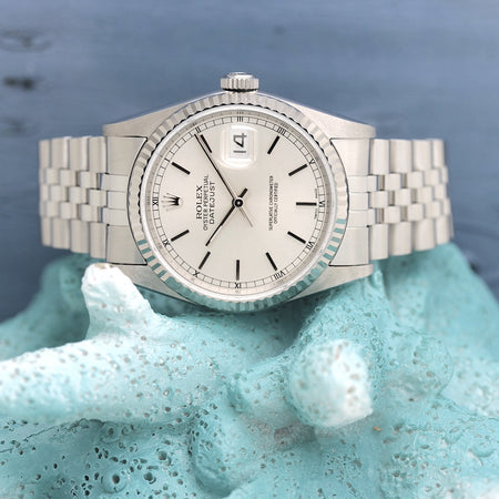 Datejust Stahl Weißgold Automatik Ref: 16234