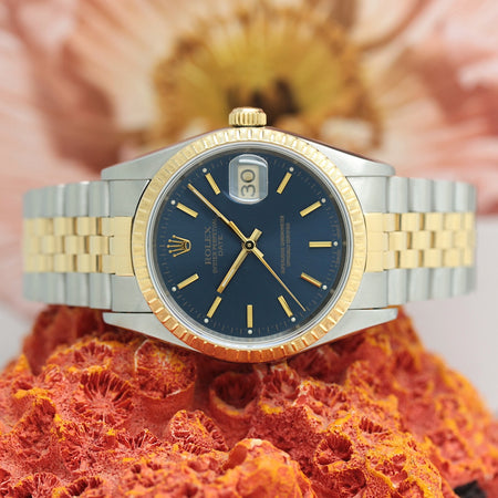 Rolex Date Stahl/Gold Automatik Ref: 15233