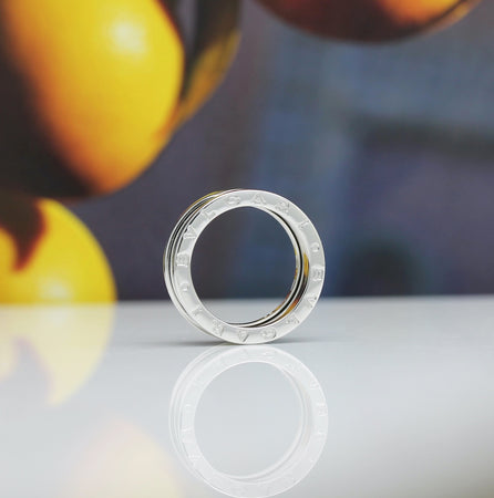 Bulgari B Zero 1 Ring –  3 Band Ring in 18KT Weißgold Gr. 55