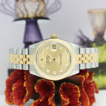 Rolex Datejust Medium Stahl/Gold Automatik Ref: 178273