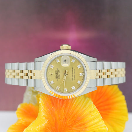 Rolex Lady Datejust Stahl/Gold Automatik Ref: 69173