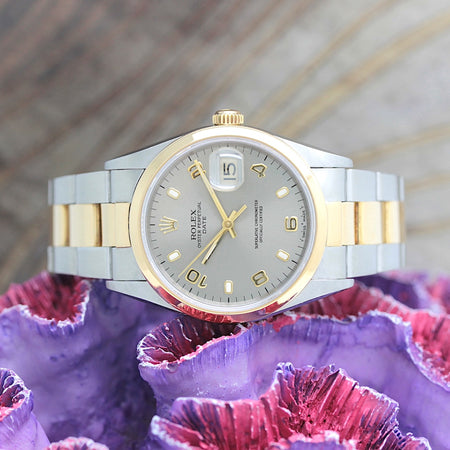 Rolex Date Stahl/Gold Automatik Ref: 15203