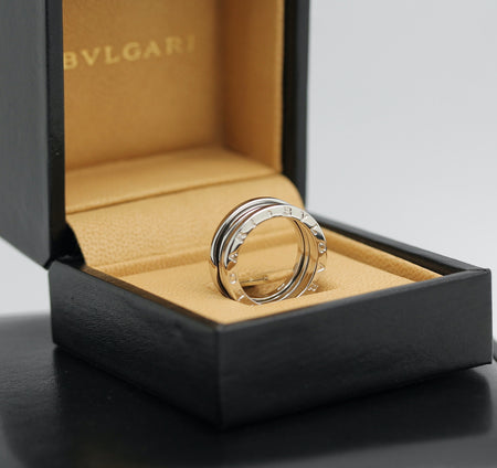 Bulgari B Zero 1 Ring –  3 Band Ring in 18KT Weißgold Gr. 53