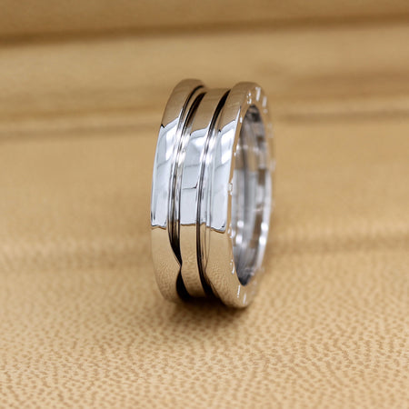 Bulgari B Zero 1 Ring – 3 Band Ring in 18KT Weißgold Gr. 59