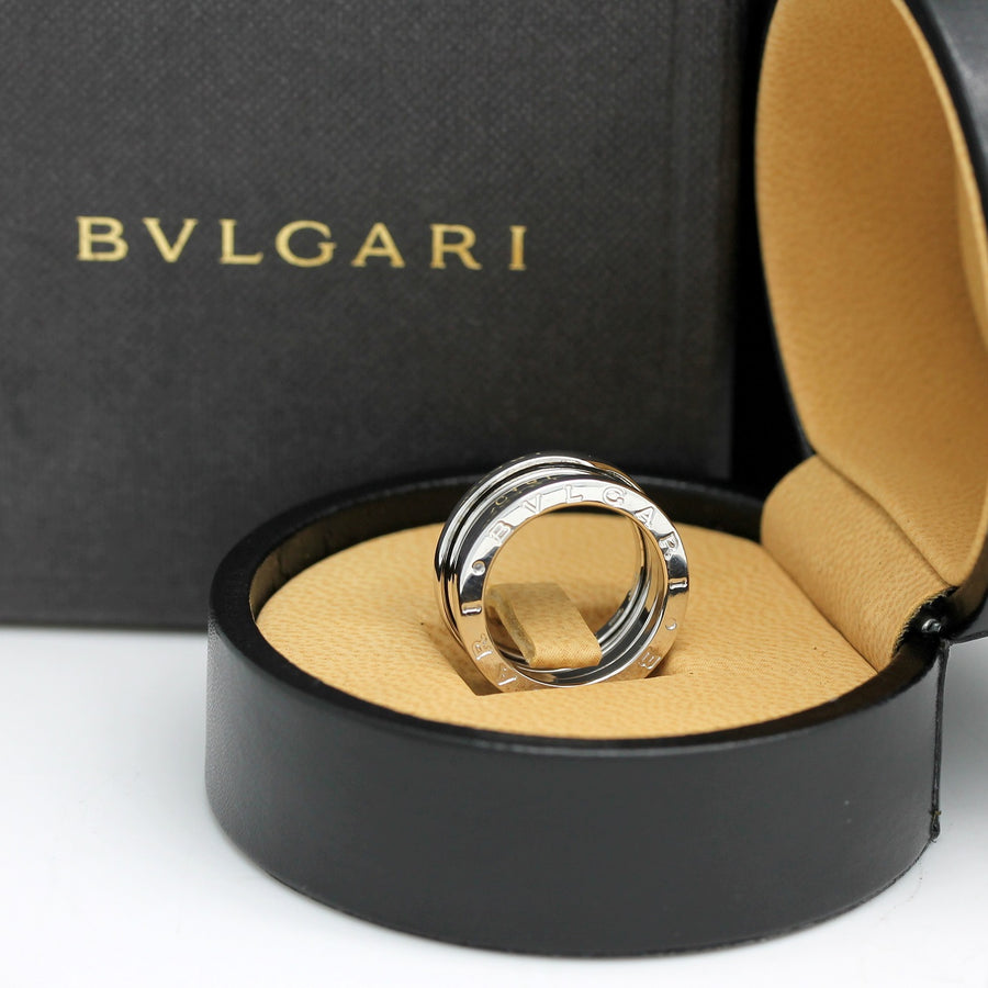 Bulgari B Zero 1 Ring – 3 Band Ring in 18KT Weißgold Gr. 52
