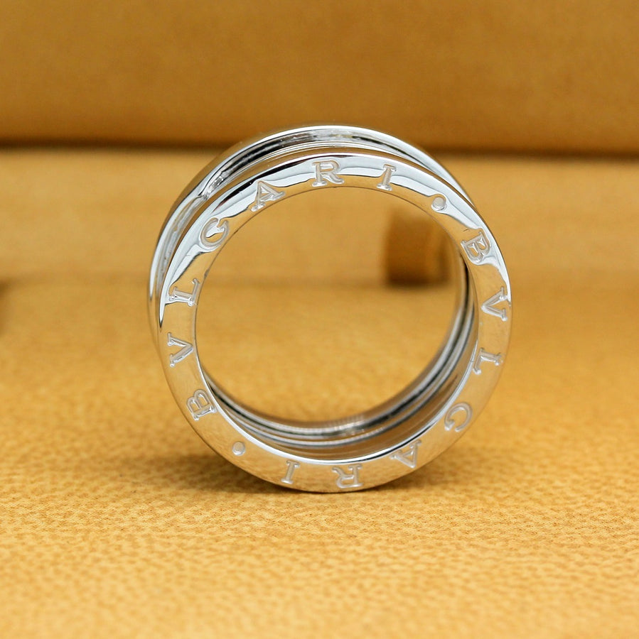 Bulgari B Zero 1 Ring – 3 Band Ring in 18KT Weißgold Gr. 65