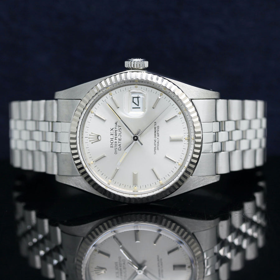 Rolex Datejust Stahl Weißgold Automatik Ref: 16014