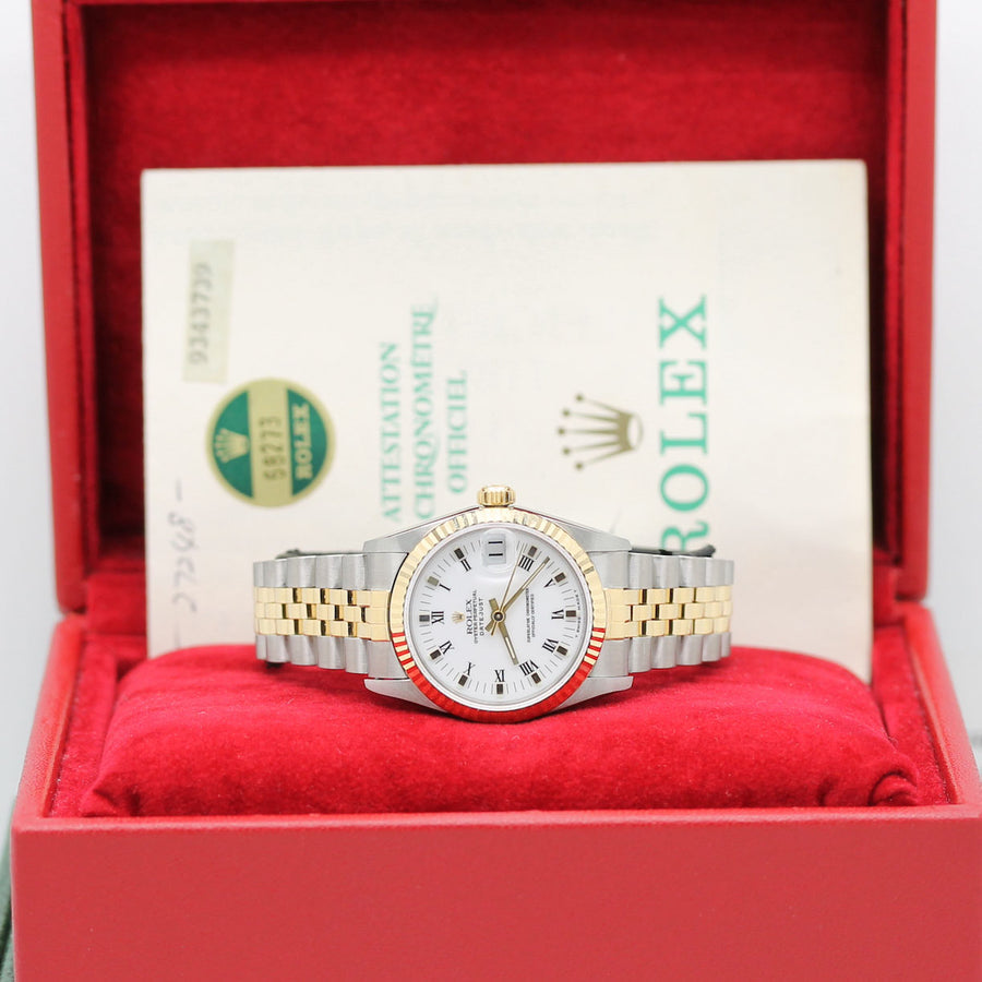 Rolex Datejust Medium Stahl/Gold Box & Papiere