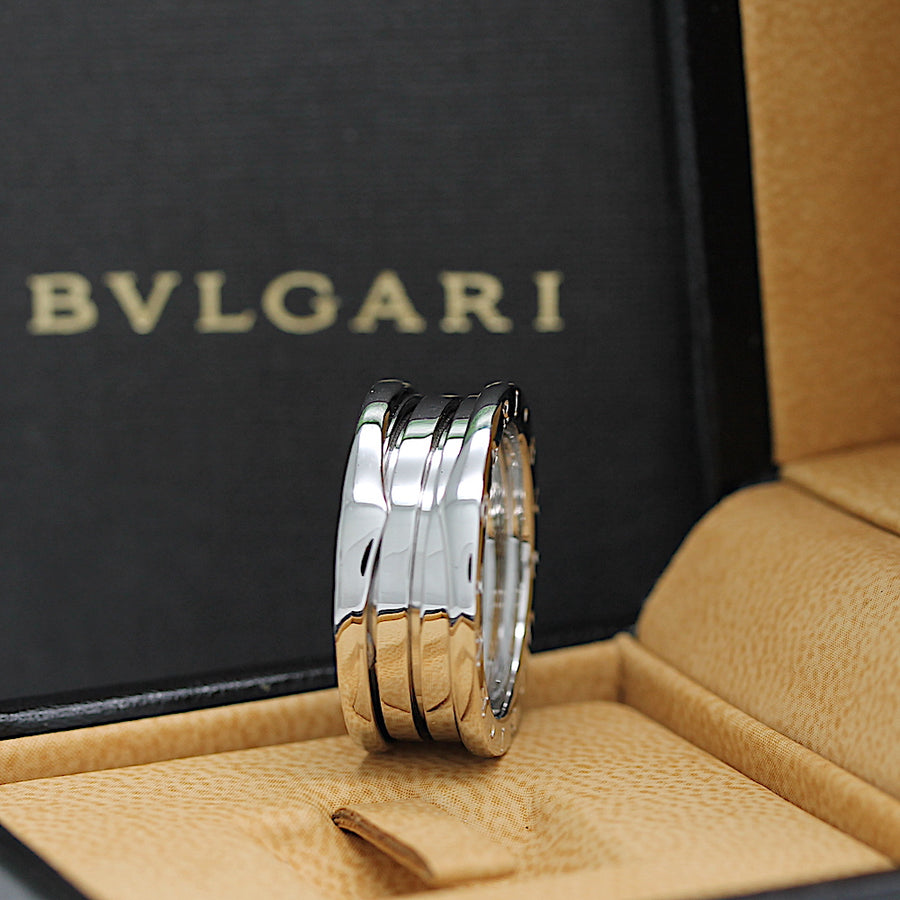 Bulgari B Zero 1 Ring – 3 Band Ring in 18KT Weißgold Gr. 59