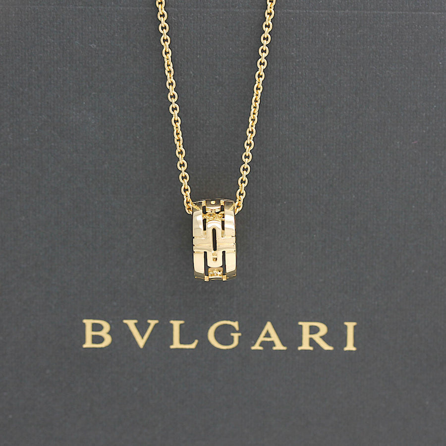 Bulgari Parentesi Halskette mit Anhänger in 18KT Gold & Bulgari Box