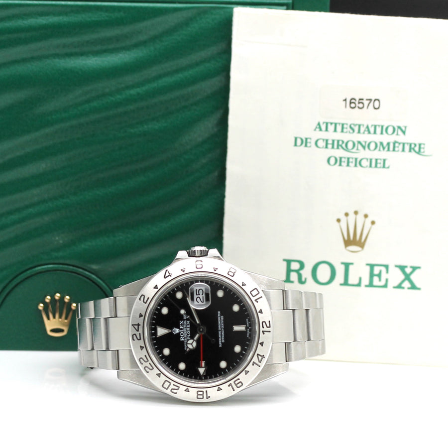 Rolex Explorer II Stahl Ref: 16570